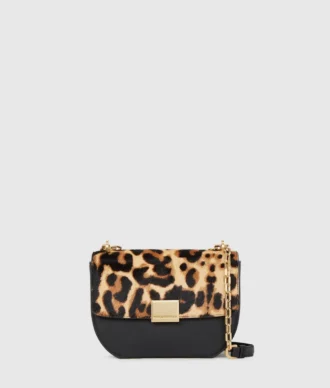 K/Forever liten crossbody-väska med leopardmönster