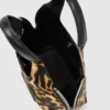 K/Hardware mini leopard tote bag