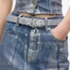 K-logo denim bälte K-logo denim bälte