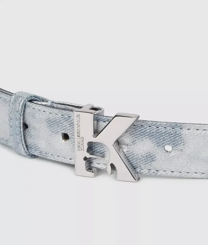 K-logo denim bälte K-logo denim bälte
