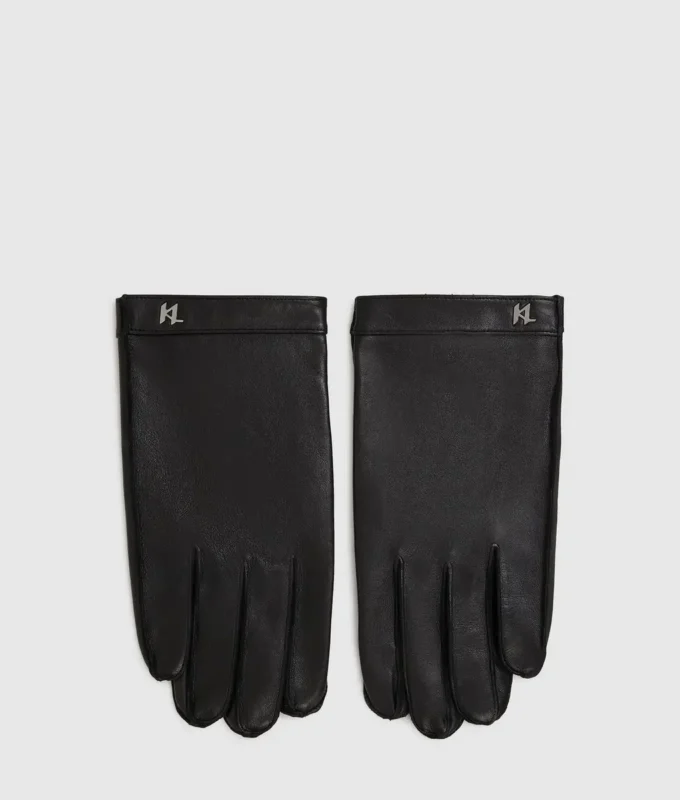 K/Monogram läderhandskar K/Monogram läderhandskar