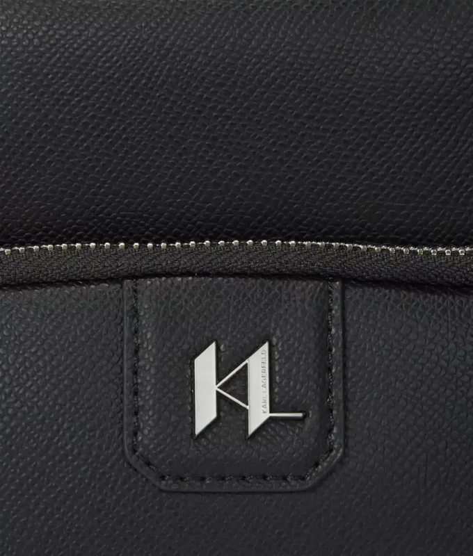 K/Monogram läderväska med axelrem K/Monogram läderväska med axelrem