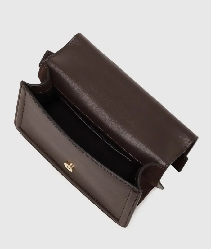 K/Nova liten crossbody-väska i mocka K/Nova liten crossbody-väska i mocka