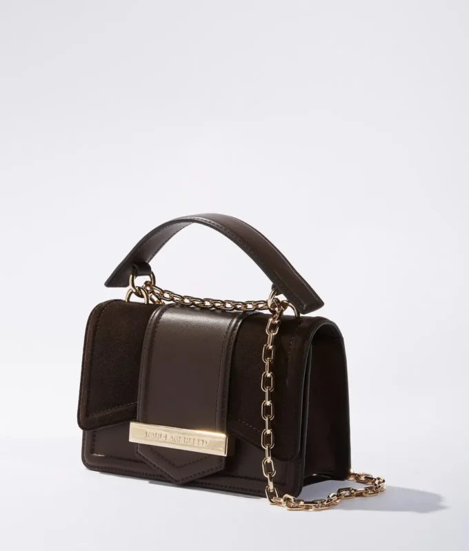 K/Nova liten crossbody-väska i mocka K/Nova liten crossbody-väska i mocka