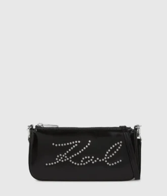 K/Signature crossbody-väska med nitar K/Signature crossbody-väska med nitar