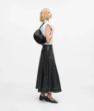 K/Signature moon bag med nitar K/Signature moon bag med nitar