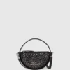 K/Signature rund crossbody-väska med paljetter K/Signature rund crossbody-väska med paljetter