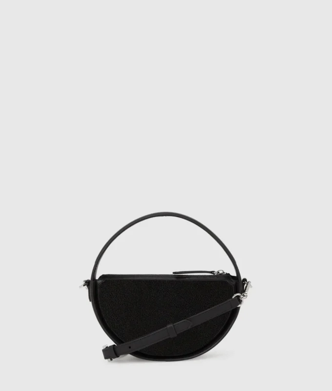 K/Signature rund crossbody-väska med paljetter K/Signature rund crossbody-väska med paljetter