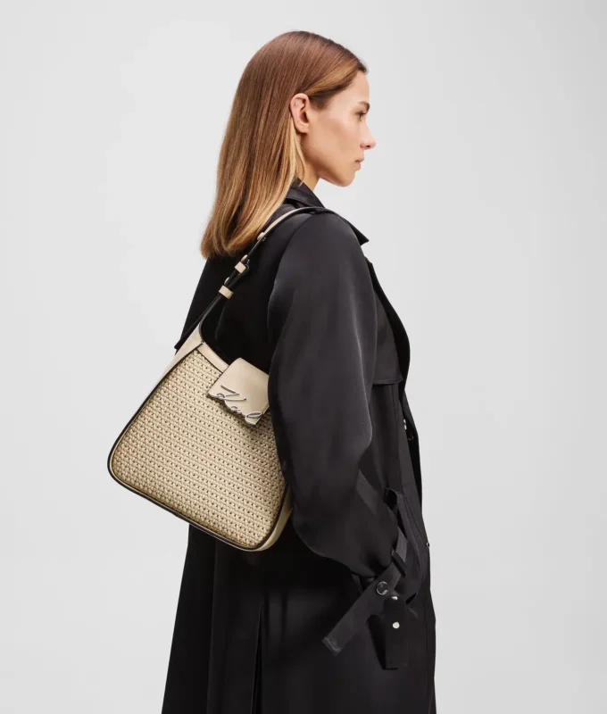 K/SIGNATURE VÄVD HOBO-VÄSKA K/SIGNATURE VÄVD HOBO-VÄSKA