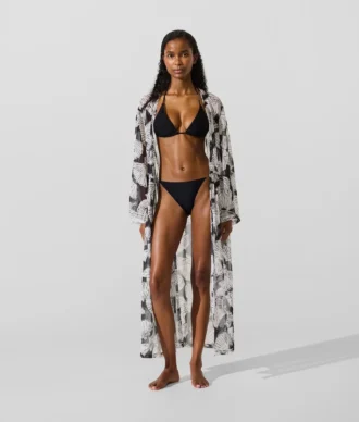Kaftan med fläktmönster