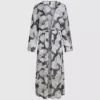 Kaftan med fläktmönster