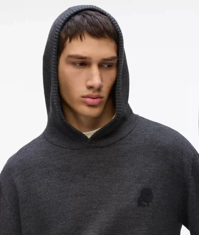 Kameo stickad hoodie Kameo stickad hoodie