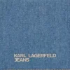 KAMERAVÄSKA I DENIM MED METALLLOGOTYP