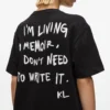Karl-citat T-shirtklänning