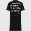 Karl-citat T-shirtklänning