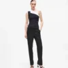 Karl DNA asymmetrisk topp med revers Karl DNA asymmetrisk topp med revers