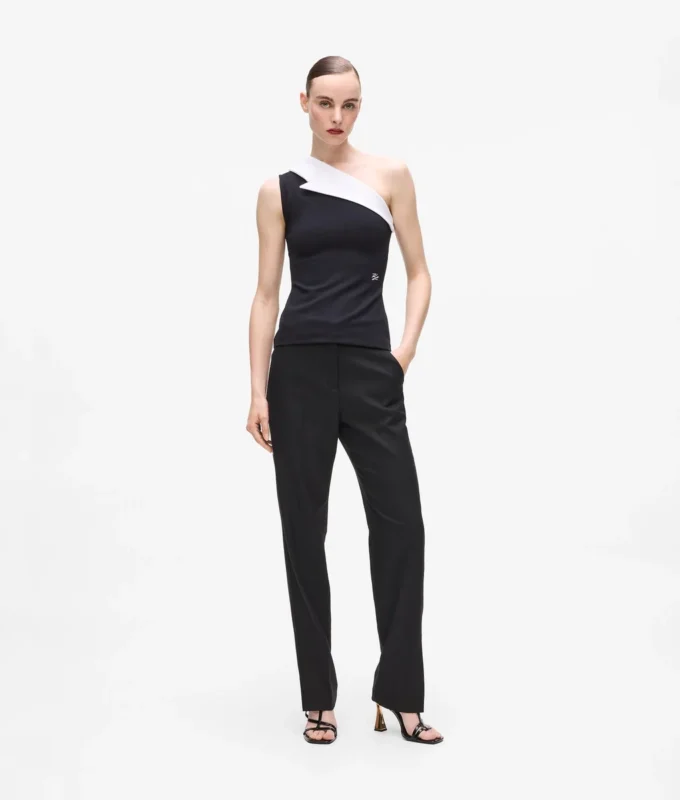 Karl DNA asymmetrisk topp med revers Karl DNA asymmetrisk topp med revers