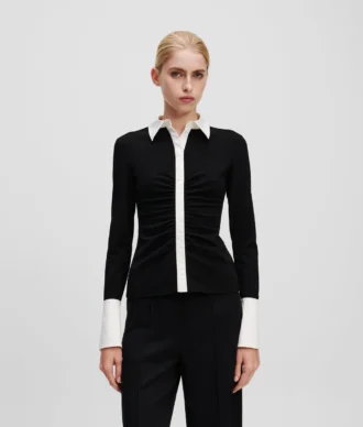 KARL ESSENTIAL LÅNGÄRMD POLOTRÖJA