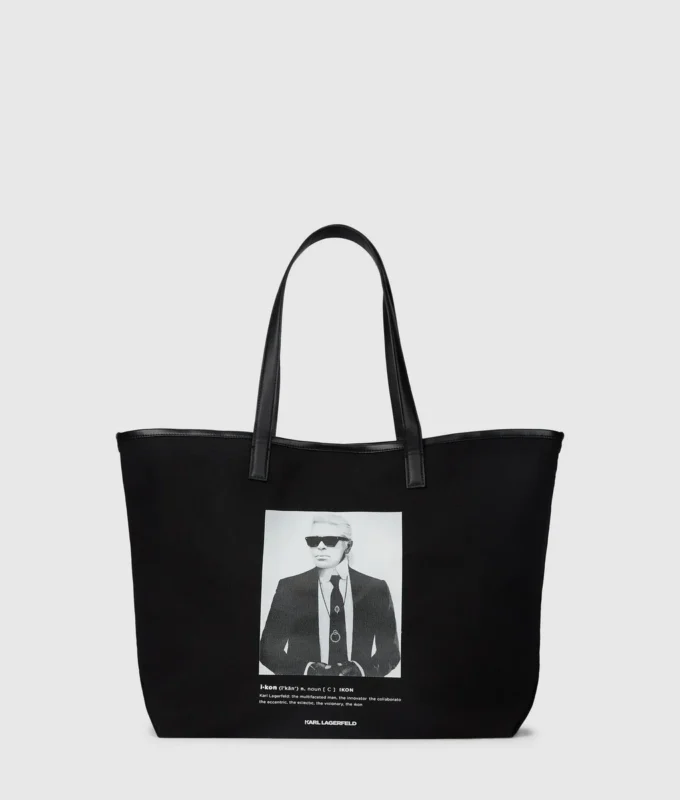 Karl fototryckt shopper