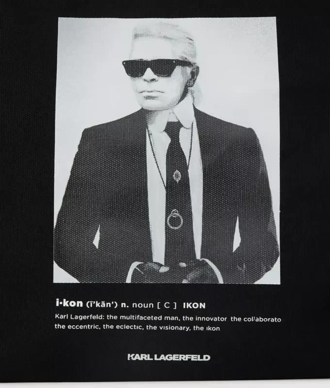 Karl fototryckt shopper