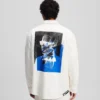 KARL PRINT DENIM OVERSHIRT KARL PRINT DENIM OVERSHIRT