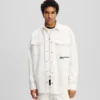 KARL PRINT DENIM OVERSHIRT KARL PRINT DENIM OVERSHIRT