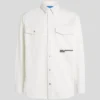 KARL PRINT DENIM OVERSHIRT KARL PRINT DENIM OVERSHIRT