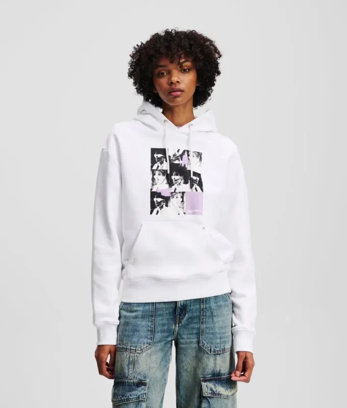 KARL PRINT HOODIE
