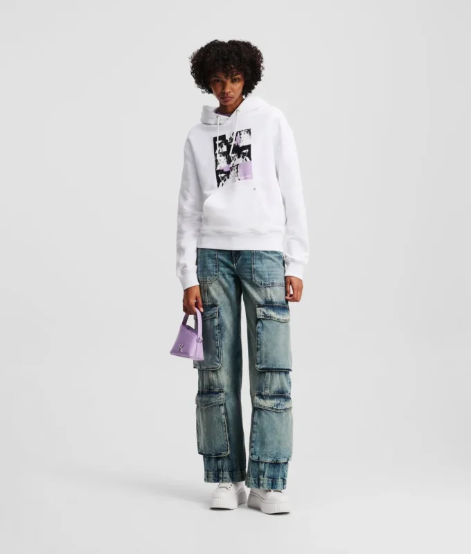 KARL PRINT HOODIE