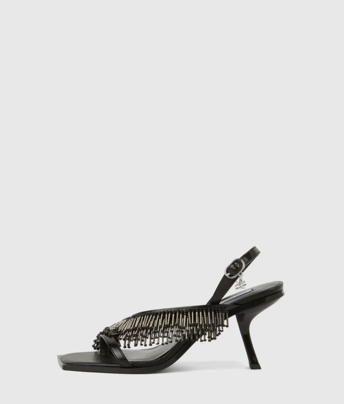 Karmel slingbacks med fransar Karmel slingbacks med fransar