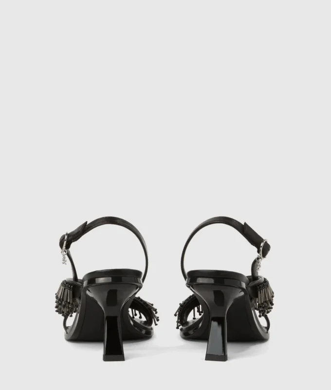Karmel slingbacks med fransar Karmel slingbacks med fransar