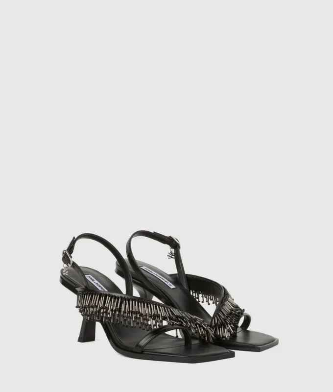 Karmel slingbacks med fransar Karmel slingbacks med fransar