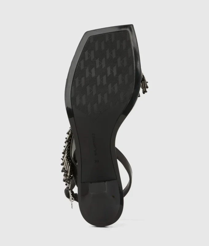 Karmel slingbacks med fransar Karmel slingbacks med fransar