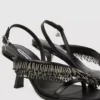 Karmel slingbacks med fransar Karmel slingbacks med fransar