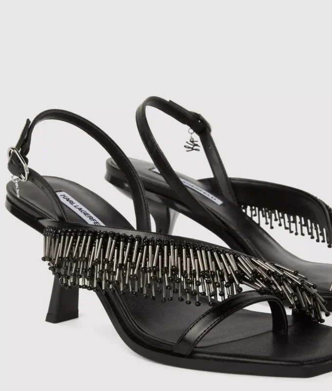Karmel slingbacks med fransar Karmel slingbacks med fransar