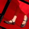 KARO MIRROR STUDS BALLET FLATS KARO MIRROR STUDS BALLET FLATS