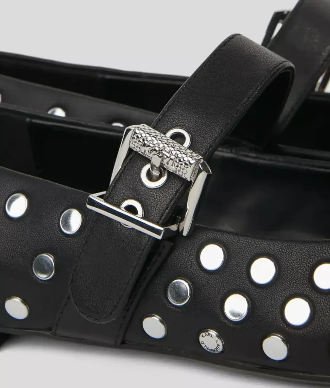 KARO STUDDED BALLET FLATS KARO STUDDED BALLET FLATS