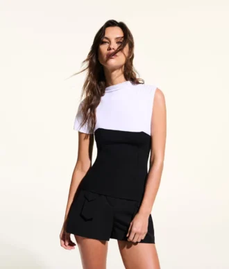 KL STUDIO FABRIC MIX T-SHIRT KL STUDIO FABRIC MIX T-SHIRT