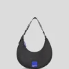 KLJ BOX LOGO HALF-MOON SHOULDER BAG