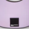 KLJ BOX LOGO HALF-MOON SHOULDER BAG