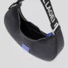 KLJ BOX LOGO HALF-MOON SHOULDER BAG