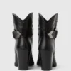 Kowboy-stövlar med spänne, halvhöga Kowboy-stövlar med spänne, halvhöga