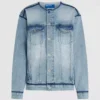 Kraglös jeansjacka Kraglös jeansjacka