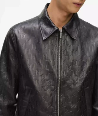 Läderblousonjacka Läderblousonjacka
