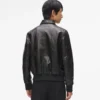 Läderblousonjacka