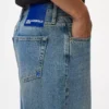 Lågmidjade jeans med vida ben