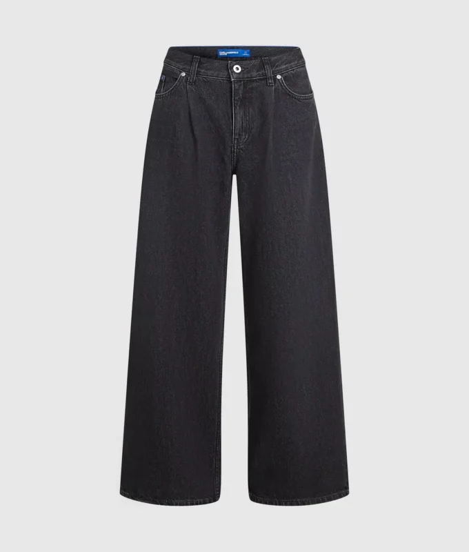 Lågmidjade jeans med vida ben Lågmidjade jeans med vida ben