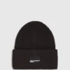 Lång mössa med logopatch