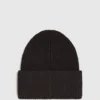 Lång mössa med logopatch