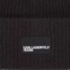 Lång mössa med logopatch